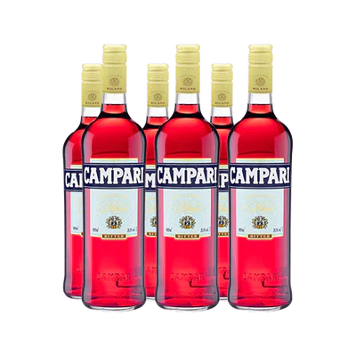 Campari Bitter Garrafa 900ml (6 Uni.)