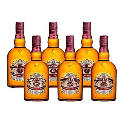 Chivas Regal 12 anos 1 litro (6 Uni.)