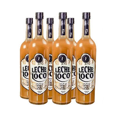 Licor De Doce De Leite Leche Loco 750ml (6 Uni.)