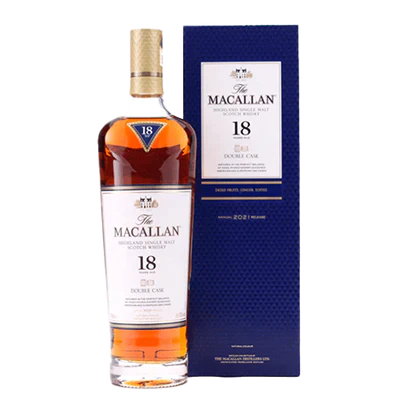 Whisky The Macallan Double Cask 18 Anos Single Malt 700ml