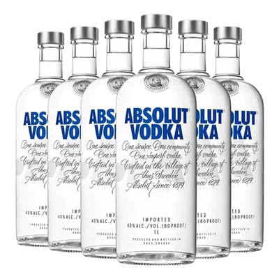 Absolut Vodka Original 1 Litro (6 Uni.)