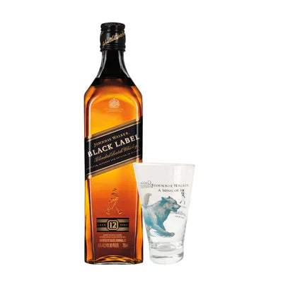 KIT ESPECIAL : 1UND WHISKY JOHNNIE WALKER BLACK LABEL - 1L + 1UND COPO GAME OF THRONES DE VIDRO