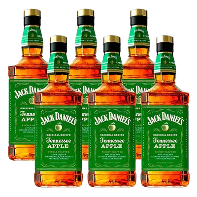 Jack Daniel's Tennesee Apple 1 Litro (6 Uni.)